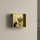 Nancy "Logy" opbouwnis 30x30x8cm Mat-goud - Artikelnr.: 4023770