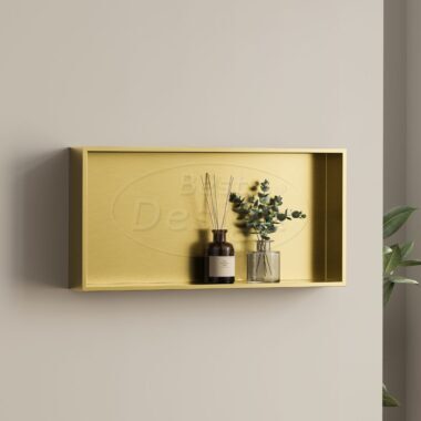 Nancy "Bandy" opbouwnis 60x30x8cm Mat-goud - Artikelnr.: 4023780