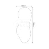 "Oslo" organische spiegel 30x70cm - Artikelnr.: 4023960