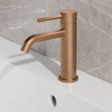 "High-End Liora" RVS-304 wastafelmengkraan Desert Brown - Artikelnr.: 4022100