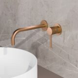 "High-End Liora" RVS-304 inbouw-wandmengkraan inclusief inbouwbox Desert Brown - Artikelnr.: 4022120