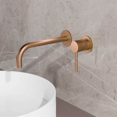 "High-End Liora" RVS-304 inbouw-wandmengkraan inclusief inbouwbox Desert Brown - Artikelnr.: 4022120