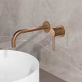 "High-End Liora" RVS-304 inbouw-wandmengkraan inclusief inbouwbox Desert Brown - Artikelnr.: 4022120