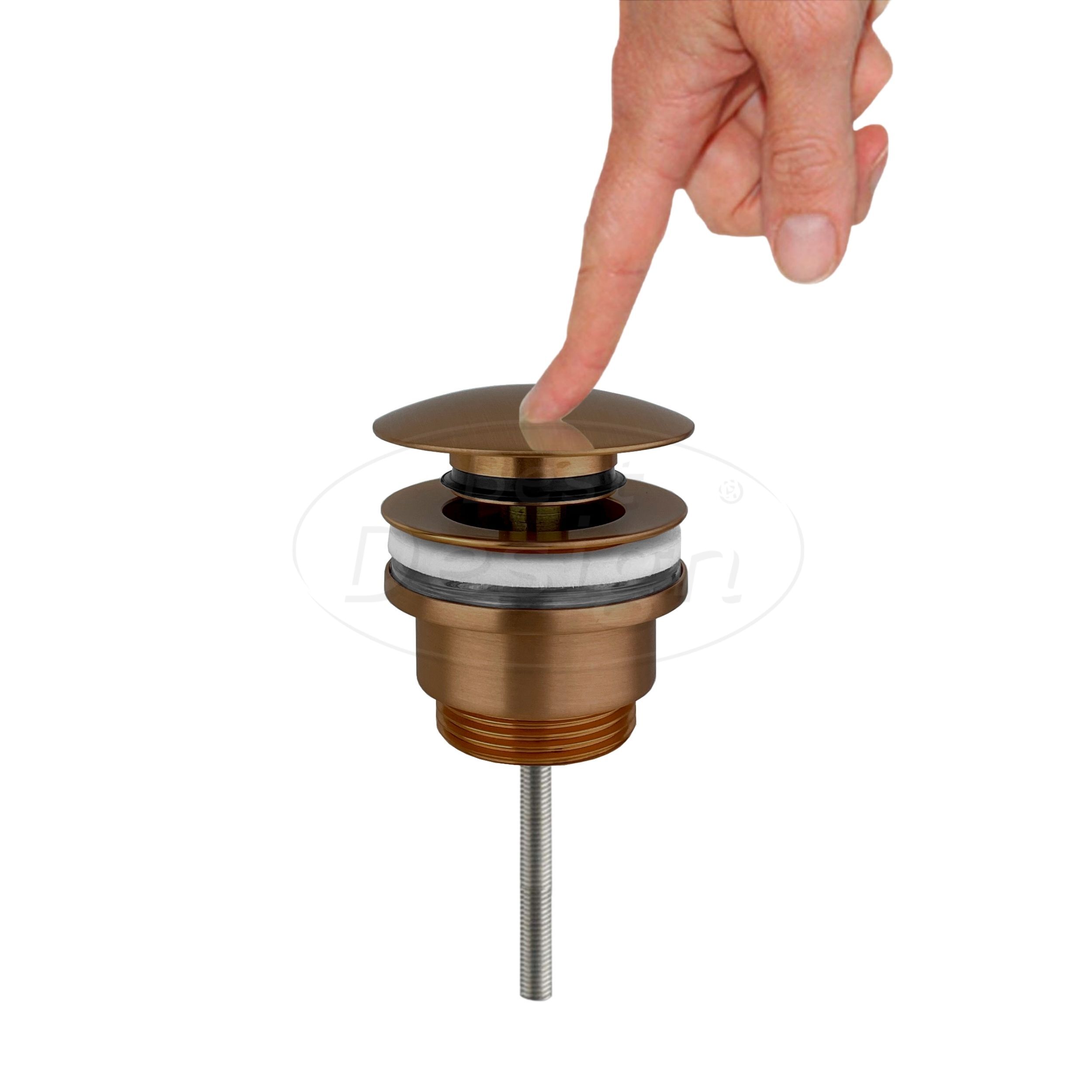 "Liora" clic-waste z/overloop 5/4" Desert Brown - Artikelnr.: 4022920 "Liora" clic-waste z/overloop 5/4" Desert Brown - Artikelnr.: 4022920