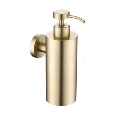 "Nancy-Fiora" wand zeepdispencer 250 ml mat-goud - Artikelnr.: 4023370