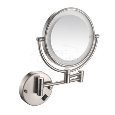 "Ore-Steiner" wand cosmeticaspiegel incl. LED verlichting RVS - Artikelnr.: 4024310