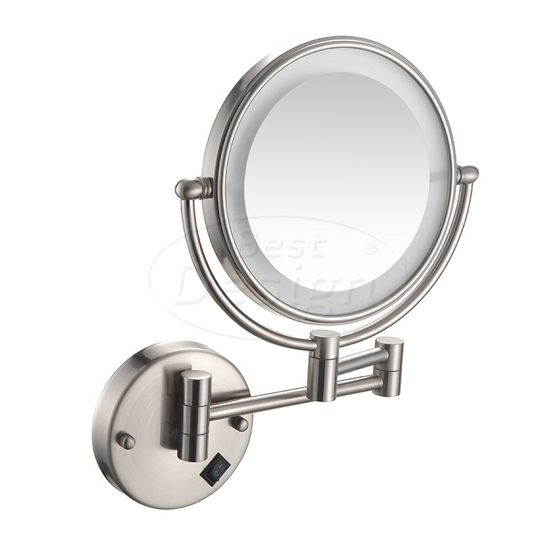 "Ore-Steiner" wand cosmeticaspiegel incl. LED verlichting RVS - Artikelnr.: 4024310 "Ore-Steiner" wand cosmeticaspiegel incl. LED verlichting RVS - Artikelnr.: 4024310