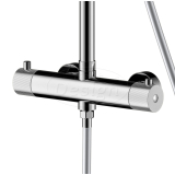 "High-End Chrome" RVS-304 thermostatische regendouche opbouwset chroom - Artikelnr.: 4022600
