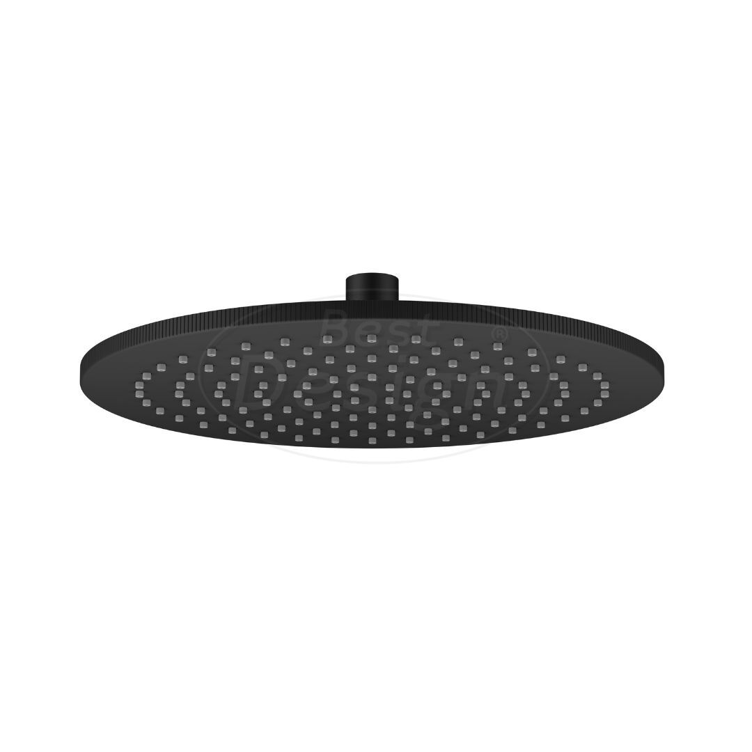 "High-End Nero" regendouche rond 250 mm x 8 mm Mat-Zwart - Artikelnr.: 4022980 "High-End Nero" regendouche rond 250 mm x 8 mm Mat-Zwart - Artikelnr.: 4022980