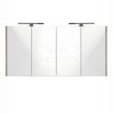 "Happy-Frosted-Brown" MDF spiegelkast + verlichting 120x60cm - Artikelnr.: 4023940