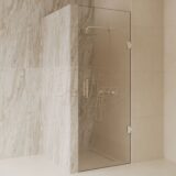 'Dalis-800-Chroom-Helder' nisdeur NANO 8mm glas - Artikelnr.: 4024730