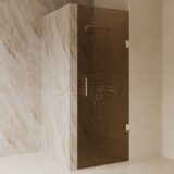 'Dalis-700-Chroom-Amber' nisdeur NANO 8mm glas - Artikelnr.: 4024960