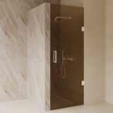 'Dalis-900-White-Amber' nisdeur NANO 8mm glas - Artikelnr.: 4025060