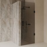 'Dalis-800-Nero-Mocha' nisdeur NANO 8mm glas - Artikelnr.: 4025250