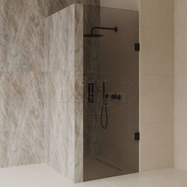 'Dalis-700-Nero-Mocha' nisdeur NANO 8mm glas - Artikelnr.: 4025240 'Dalis-700-Nero-Mocha' nisdeur NANO 8mm glas - Artikelnr.: 4025240