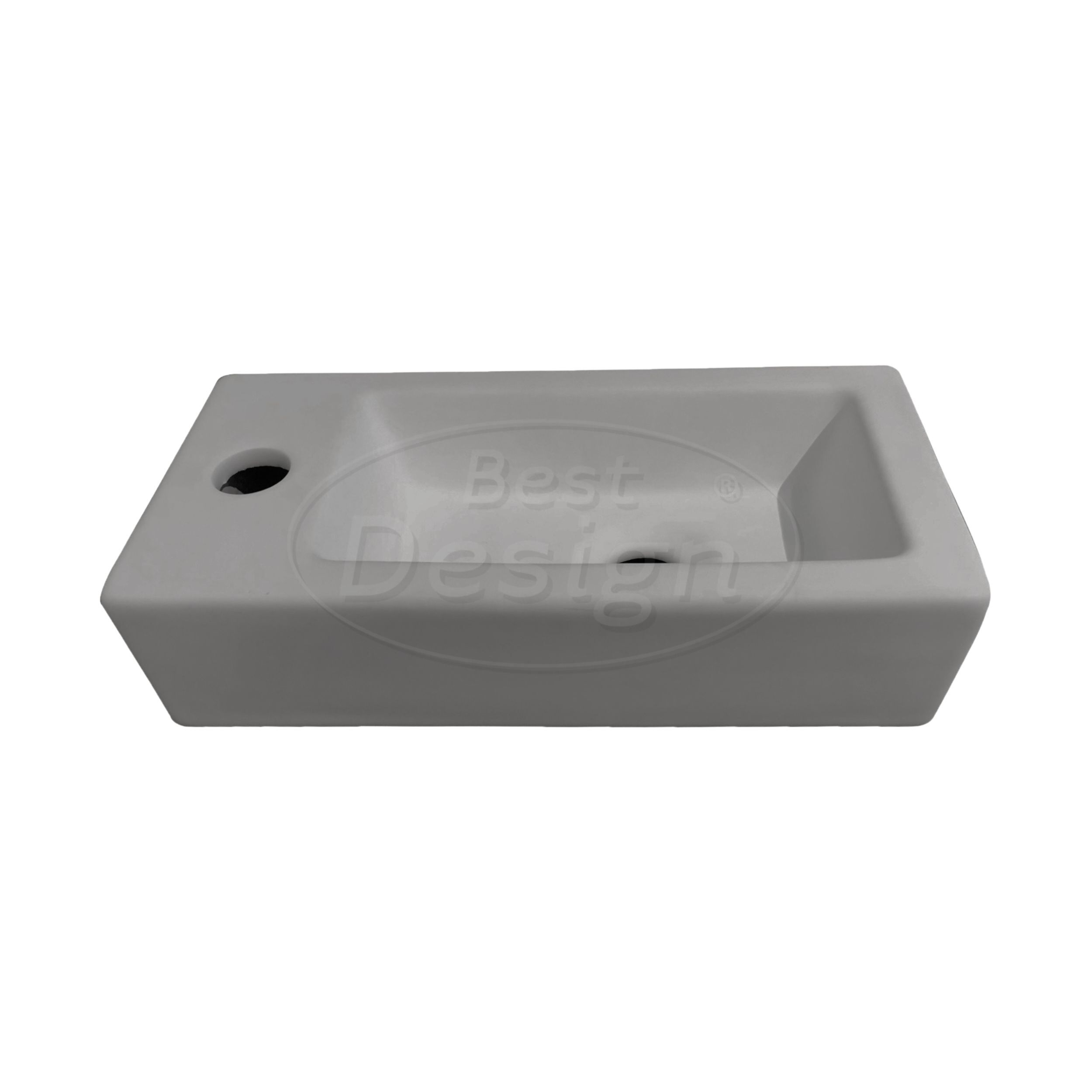 "Farnetta" fontein Links 37x18x9cm mat-grijs - Artikelnr.: 4025540