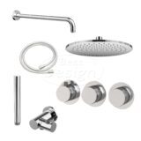"One-Pack" inbouw-regendoucheset "High-End Chrome M-250" chroom - Artikelnr.: 4025890