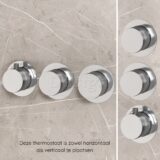 "One-Pack" inbouw-regendoucheset "High-End Chrome M-250" chroom - Artikelnr.: 4025890