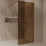 "Dalis-1000-Liora-Amber" inloopdouche NANO 8mm glas Desert Brown - Artikelnr.: 4026140