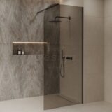 Best-Design 'Dalis-Curve-900-Moya-Mocha' inloopdouche NANO 8mm glas - Artikelnr.: 4027330