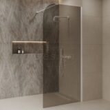 Best-Design 'Dalis-Curve-900-White-Mocha' inloopdouche NANO 8mm glas - Artikelnr.: 4027370