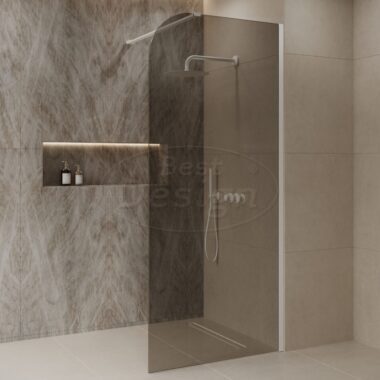 Best-Design 'Dalis-Curve-800-White-Mocha' inloopdouche NANO 8mm glas - Artikelnr.: 4027360 Best-Design 'Dalis-Curve-800-White-Mocha' inloopdouche NANO 8mm glas - Artikelnr.: 4027360