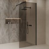 Best-Design 'Dalis-Curve-800-Nero-Mocha' inloopdouche NANO 8mm glas - Artikelnr.: 4027400