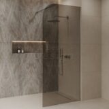 Best-Design 'Dalis-Curve-800-Ore-Mocha' inloopdouche NANO 8mm glas - Artikelnr.: 4027440