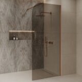 Best-Design 'Dalis-Curve-1000-Liora-Mocha' inloopdouche NANO 8mm glas - Artikelnr.: 4027500