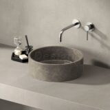 "Pureline" marmer waskom Ø 40 x 13 cm Coffee Mousse - Artikelnr.: 4026000
