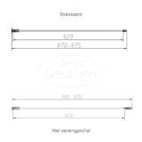 'Dalis-1000-Liora-Helder' nisdeur NANO 8mm glas - Artikelnr.: 4026360