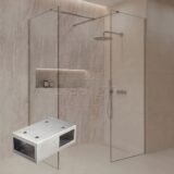 T-verbindingsstuk RVS tbv. "Dalis" inloopdouche - Artikelnr.: 4024270