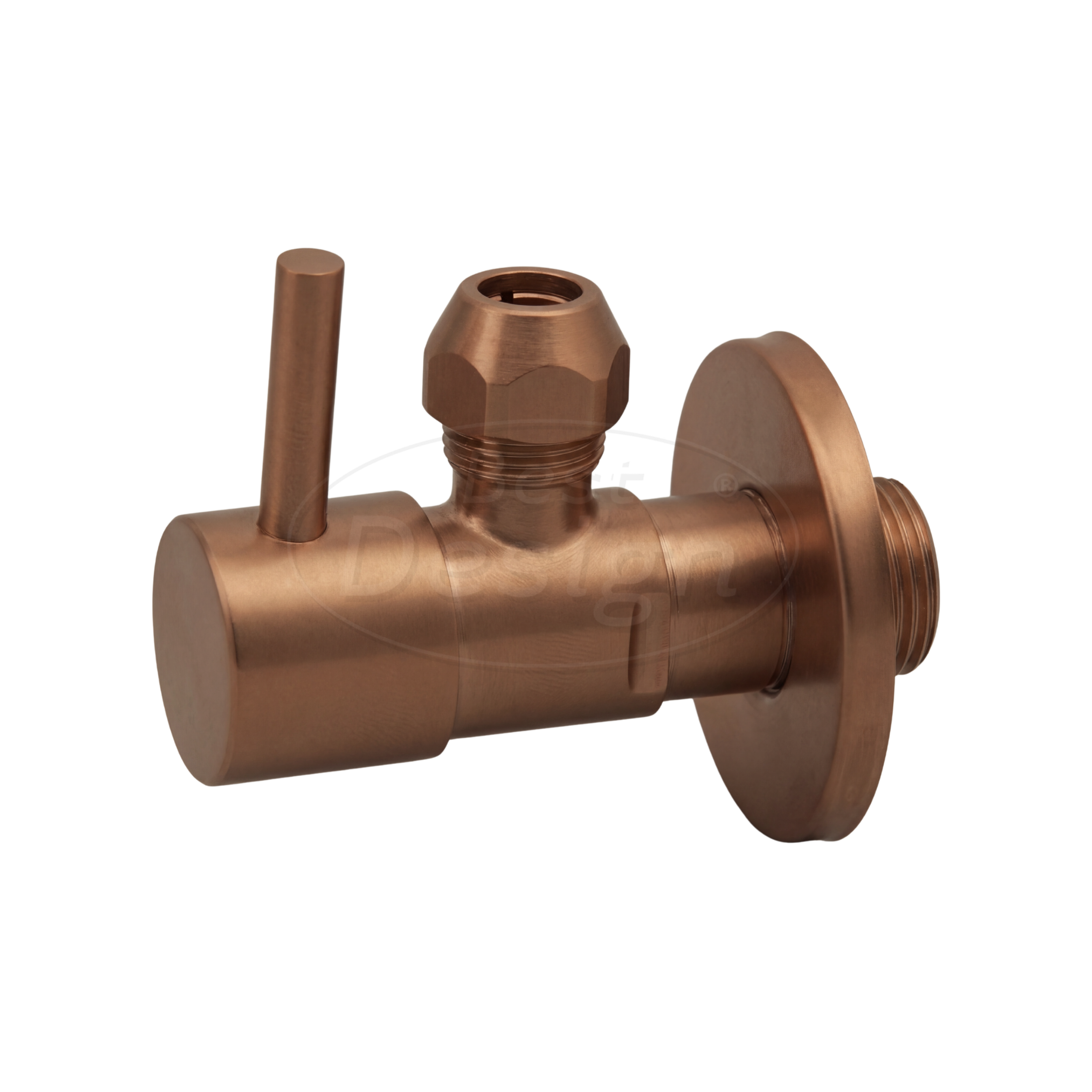 "Liora-Solara" hoekstopkraan 1/2" x 3/8" (10 mm knel) Desert Brown - Artikelnr.: 4024590