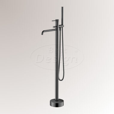 "High-End Moya" RVS-304 vrijstaande badkraan gunmetal - Artikelnr.: 4026470 "High-End Moya" RVS-304 vrijstaande badkraan gunmetal - Artikelnr.: 4026470