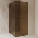 'Dalis-Liora-Amber' douchecabine NANO 8mm glas 80 x 80 cm - Artikelnr.: 4029550