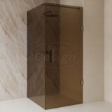 'Dalis-Moya-Amber' douchecabine NANO 8mm glas 80 x 80 cm - Artikelnr.: 4029190