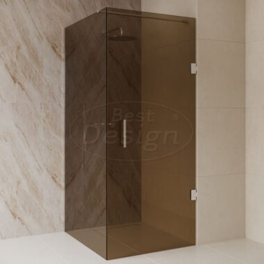 'Dalis-Ore-Amber' douchecabine NANO 8mm glas 100 x 100 cm - Artikelnr.: 4029350 'Dalis-Ore-Amber' douchecabine NANO 8mm glas 100 x 100 cm - Artikelnr.: 4029350