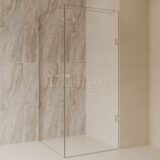'Dalis-Chroom-Helder' douchecabine NANO 8mm glas 100 x 80 cm - Artikelnr.: 4027980