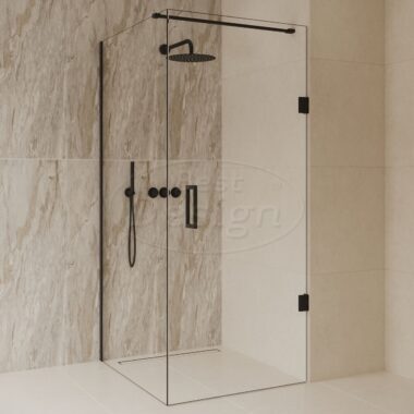 'Dalis-Nero-Helder' douchecabine NANO 8mm glas 100 x 80 cm - Artikelnr.: 4028580 'Dalis-Nero-Helder' douchecabine NANO 8mm glas 100 x 80 cm - Artikelnr.: 4028580