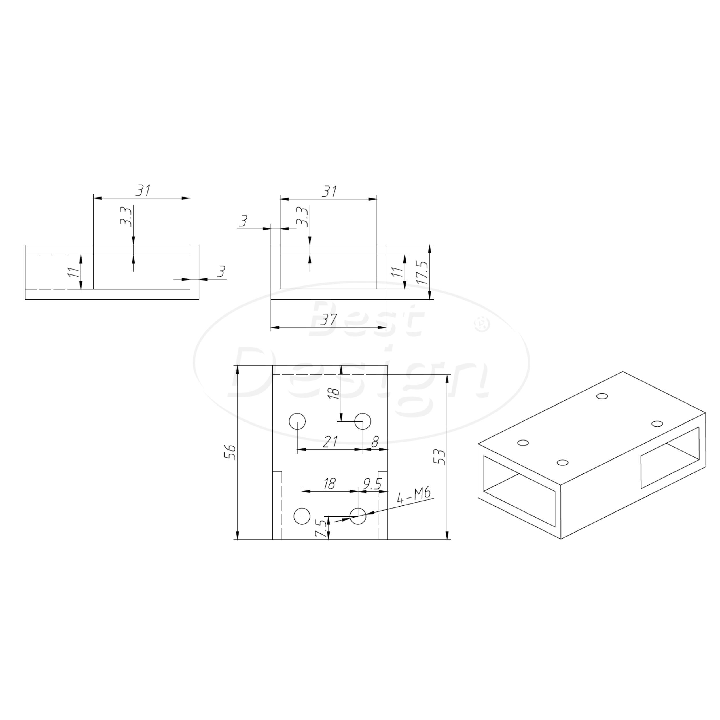 T-verbindingsstuk Mat-wit tbv. "Dalis" inloopdouche - Artikelnr.: 4024260