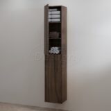 "Blanco-Espresso Brown" hoge kolomkast L&R 35x180 cm - Artikelnr.: 4027880