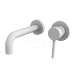 Best-Design "White-Belize" inbouw-wandmengkraan uitl=21cm 90º mat-wit - Artikelnr.: 4020750