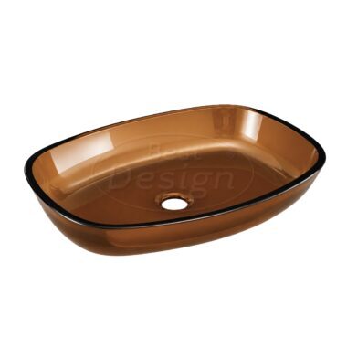 "Lucento" glazen waskom 54 x 39,5 x 11 cm Gold tea - Artikelnr.: 4032110 "Lucento" glazen waskom 54 x 39,5 x 11 cm Gold tea - Artikelnr.: 4032110